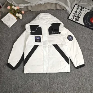 Reps New Balance Down Jacket Red Duck Nylon Embroidery