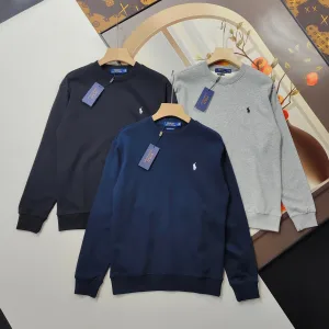 Designer Reps Ralph Lauren Sweatshirt Red Cotton Clean And Neat Soft Gentle Autumn Winter