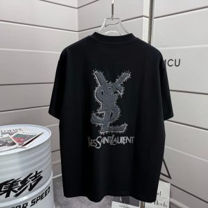 High Quality Saint Laurent Cotton Short Sleeves For Spring