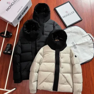 AAA Reps Moncler Jacket Black Neutral Goose Down Duck Nylon Relaxed Fit