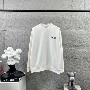 AAA Reps Dior Long-Sleeved Black Simple And Elegant Autumn Winter Early Embroidery