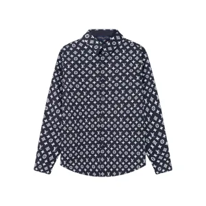 Luxury Super Clone Louis Vuitton Long-Sleeved Shirt