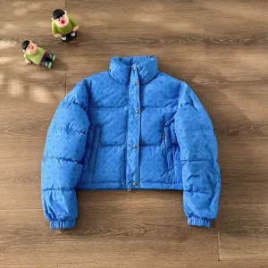 Reps Chrome Hearts Coat Blue Down Winter
