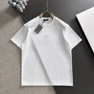Reps Super Clone Balenciaga Short Sleeves White Cotton Pure Spring Autumn