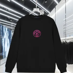 Luxury Louis Vuitton Long-Sleeved Ash Cotton Pure Winter