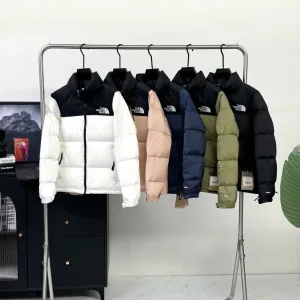 AAA North Down Jacket Red Duck Nylon Rock Climbing Spring Embroidery