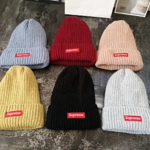 AAA Supreme Wool Hat Yellow Cashmere Fleece Coral Winter