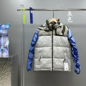 Super Clone The North Face Down Jacket Red Feather Duck Adjustable Drawstring Hardcore Outdoor Waterproof