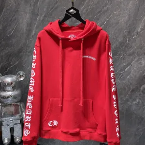 Reps Chrome Hearts Hoodie Red Winter