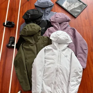 Super Clone AAA Archaeopteryx Outerwear Green Gore-Tex Cotton Feather Goose Down