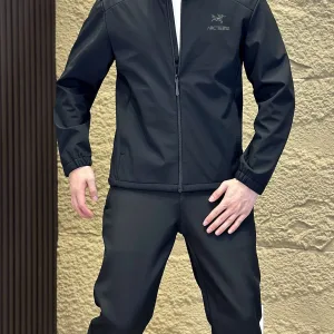 High Quality Archaeopteryx Outerwear Blue Nylon Plush Fleece Simple Design Spring Autumn Winter Early