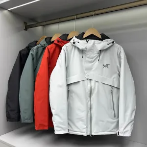 Super Clone Archaeopteryx Cotton-Padded Coat Red Quick-Drying Side Pockets