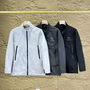 Reps Super Clone Archaeopteryx Jacket Red Fleece Functional Outdoor Spring Autumn Winter Color Blocking Zippered Pocket