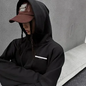 Designer High Quality Balenciaga Hoodie Red Cotton Fleece