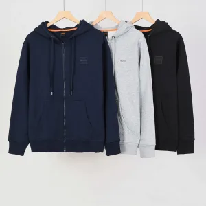 Super Clone Luxury Boss Jacket Blue Cotton