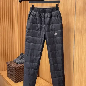 Designer Reps Monk Fleece Pants Red Duck Down Simple And Versatile Outdoor Windproof Autumn Winter Down-Proof Fabric