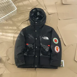 Reps Luxury The North Face Down Jacket Red Goose Rock Climbing Winter