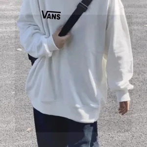 Super Clone Vans Hoodie Black Fleece Suede Autumn
