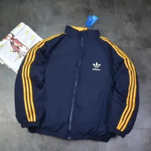 Designer Adidas Outerwear Blue Autumn Winter