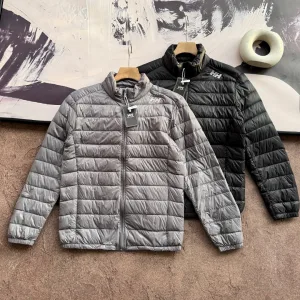 Super Clone Helly Hansen Down Jacket Red Wool Duck Winter