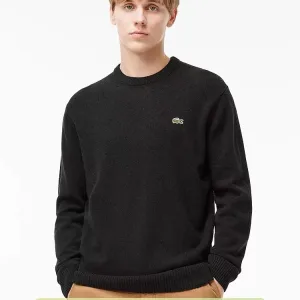 AAA Lacoste Sweater Green Wool Clean And Neat Simple Style Autumn Winter Embroidery