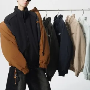 Reps Coach Outerwear Blue Water-Repellent Fabric High-Quality Materials Retro Workwear Spring Autumn