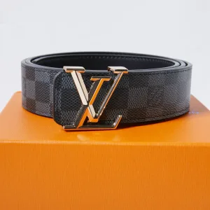 Designer Louis Vuitton Belt Red