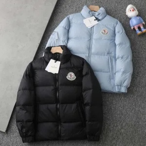 AAA Monk Down Jacket Red Goose Duck Nylon Zippered Pocket