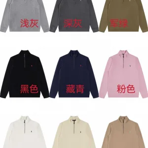 High Quality AAA Ralph Lauren Long-Sleeved Shirts Red Cotton Wool Blend Easy To Match Retro Preppy Style Spring Autumn Winter And Three Needles Five Threads Embroidery