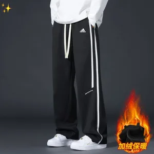 Designer Reps Adidas Casual Pants Ash Fleece Patch