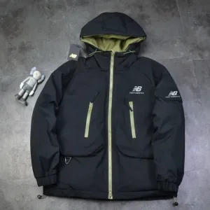 High Quality New Balance Cotton-Padded Coat Red Cotton Down Winter