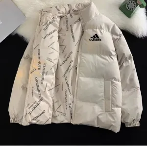 Luxury Super Clone Adidas Outerwear Blue Winter