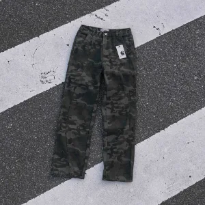 Designer High Quality Carhartt Pants Ash Cotton Pure Fleece Fabric Denim Running Environmentally Friendly Dyeing Side Pockets