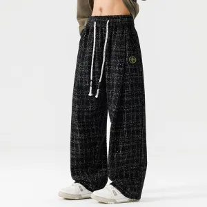 Luxury Stone Island Casual Pants Black