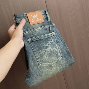 Super Clone Reps Archaeopteryx Jeans Ash Denim Delicate And Soft To The Touch Autumn Winter