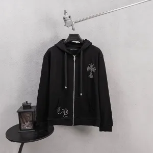 Reps AAA Chrome Hearts Coat Red Cotton Pure Street Style Understated Luxury