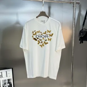 Luxury Reps Dior T-Shirt Black Cotton Pure Simple And Elegant