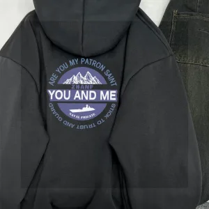 AAA North Hoodie Red Cotton Fleece