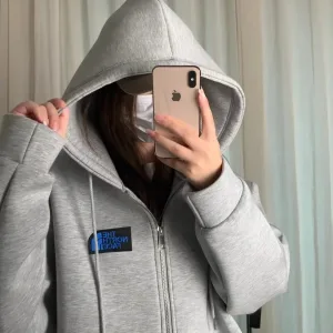 Reps Luxury North Coat Red Cotton Fleece Patch
