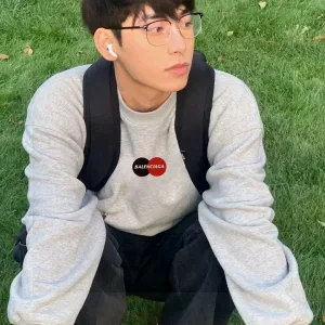 Luxury Designer Balenciaga Sweatshirt Black Fleece Suede Autumn