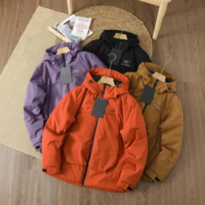 Super Clone Archaeopteryx Down Jacket Red Cotton Outdoor Waterproof Winter Windproof Cuffs