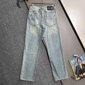 Luxury Reps Fendi Pants Cotton Plain Weave Denim