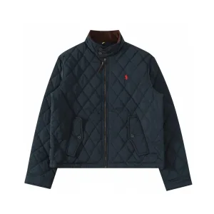 Super Clone High Quality Ralph Lauren Outerwear Green Cotton Thin Corduroy Embroidery