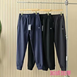 High Quality Archaeopteryx Trousers Red Fleece Fabric Unrestricted Movement Simple Design Autumn Winter Patch Side Pockets