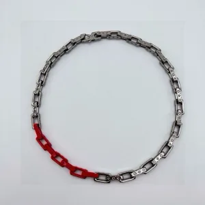 High Quality Louis Vuitton Necklace Red Lace