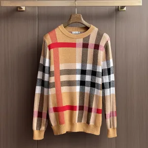 AAA Burberry Sweater Wool Blend Delicate And Soft To The Touch Winter