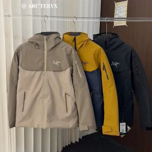 AAA Archaeopteryx Down Jacket Red Gore-Tex Goose Nylon Fabric Exquisite Workmanship Winter