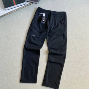Luxury AAA Archaeopteryx Trousers Red Softshell Fabric Fleece Zippered Pocket