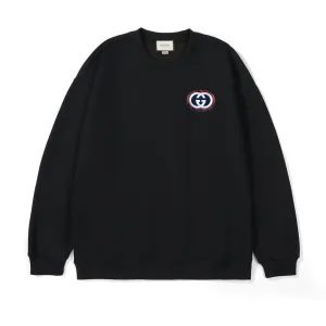 Reps AAA Gucci Hoodies Red Cotton Fleece Fabric