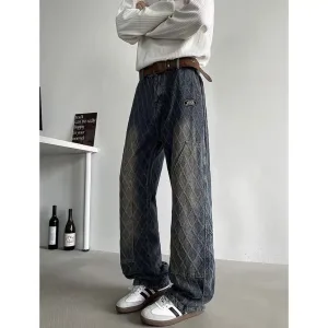 High Quality Designer Vans Pants Red Jacquard Spring Autumn